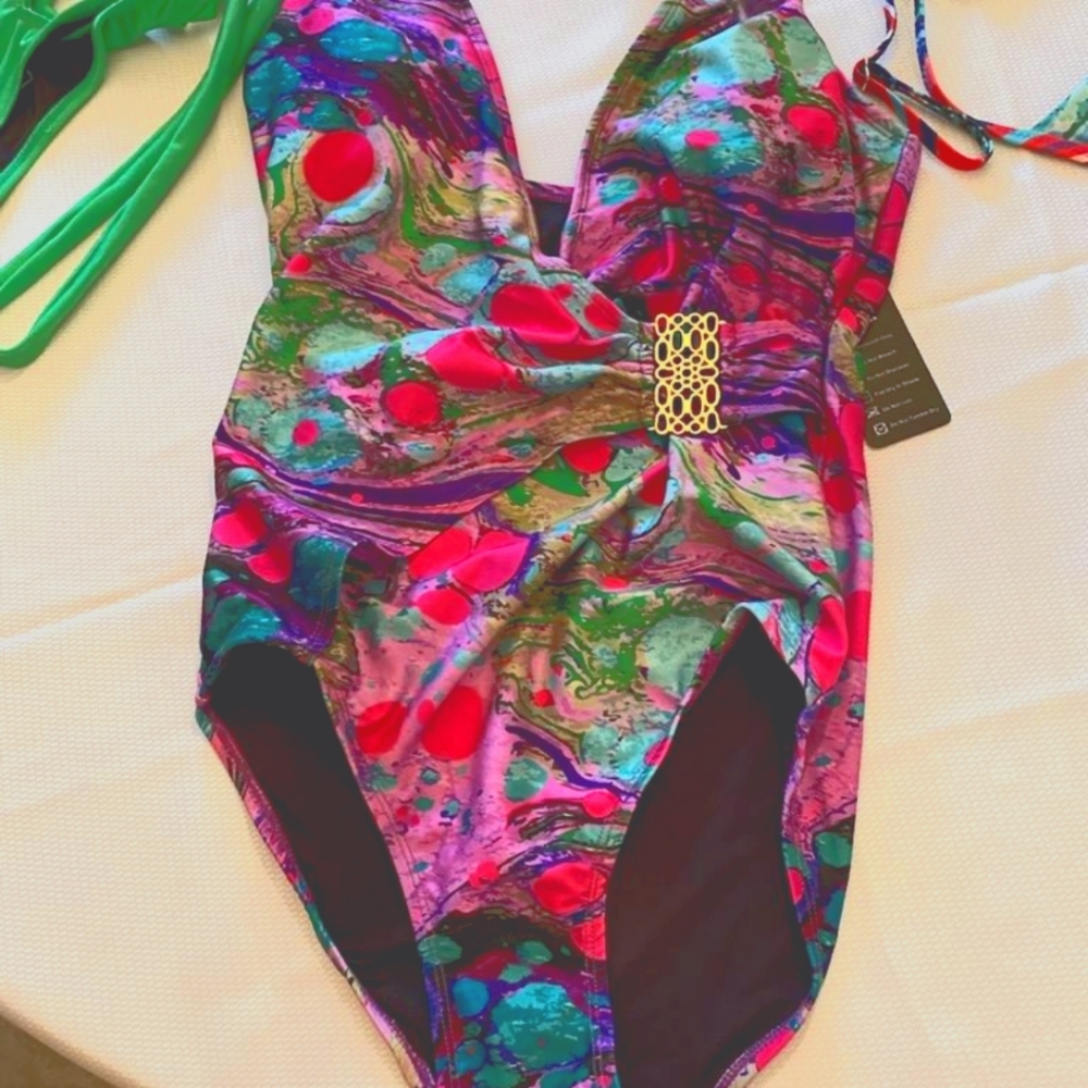 Island Wear one piece swimsuit Carribean